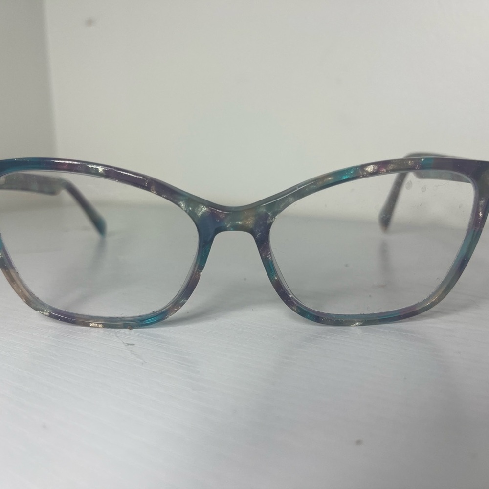 Vivid Frames Blue Marble Eyeglass Frames 53-16-14… - image 4